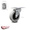 Service Caster 3 Inch Thermoplastic Rubber Wheel Top Plate Swivel Caster SCC-05S310-TPRS-TP2 - alternate 2